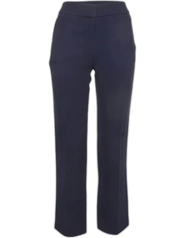 Crepe Straight Fit Trousers