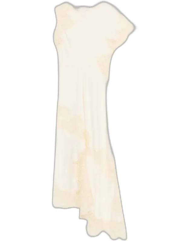 Satin And Lace Maxi Dress