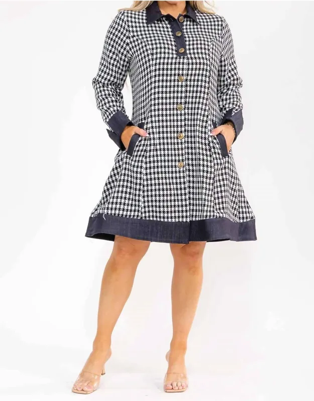 Plaid Coat Dress