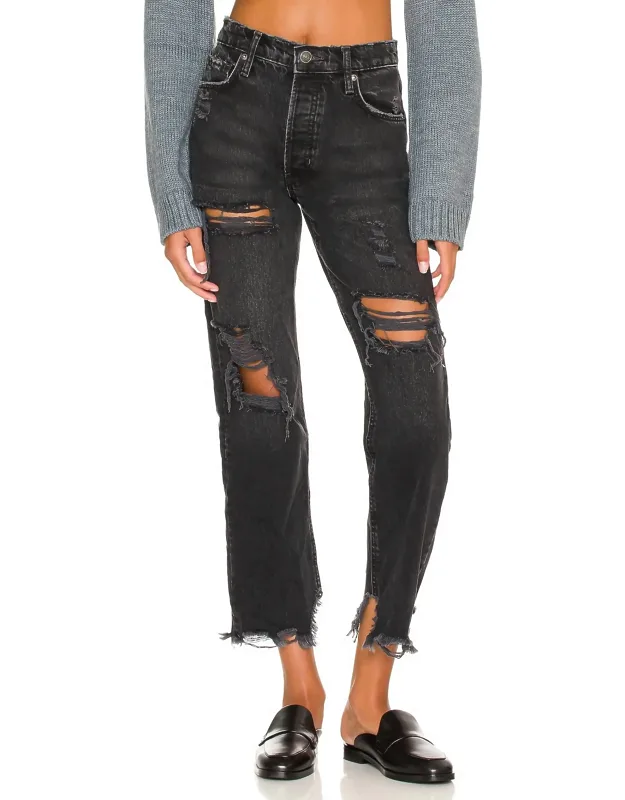 Tapered Boyfriend Jeans