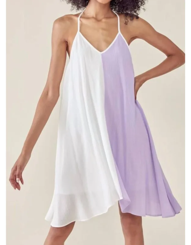Two Tone Swing Dress