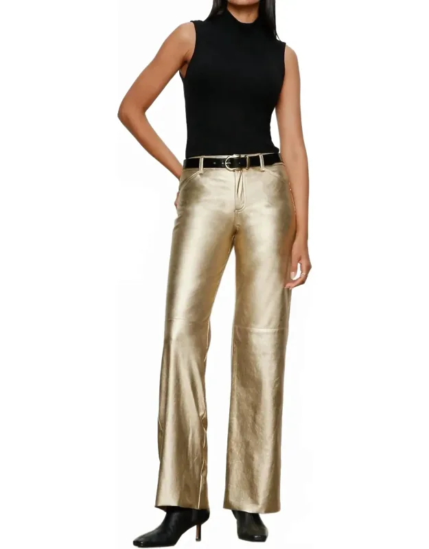 Relaxed Straight Pants