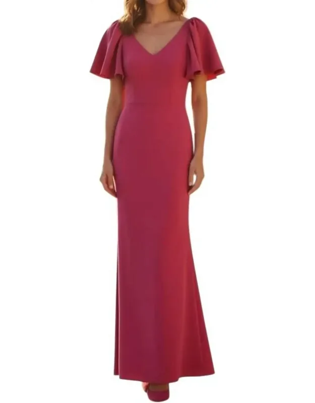 Flutter Sleeve Dress