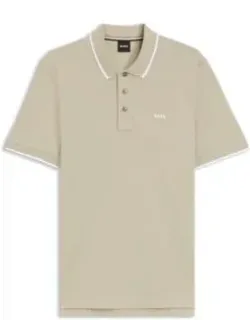 Cotton-piqué Polo Shirt With Contrast Tipping