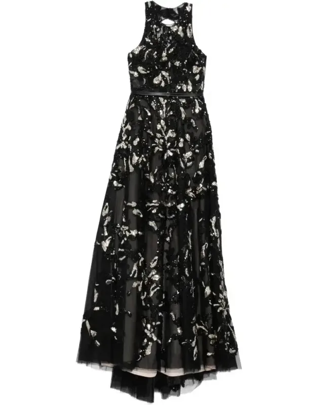 Embroidered Tulle Dress