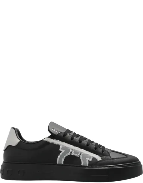 Borg Leather Sneakers