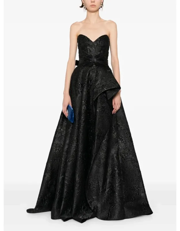 Brocade Long Dress