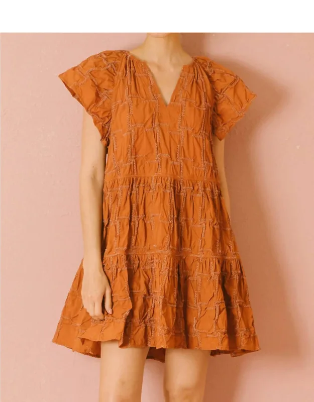 Tiered Flowy Mini Dress