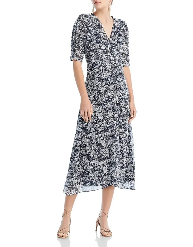 Ruched Midi Dress
