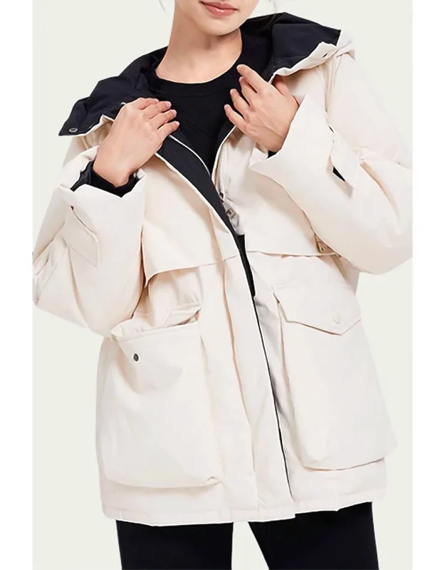 Hooded Shell Down Coat