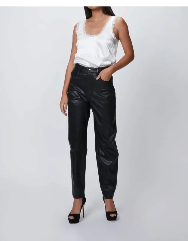 Boyfriend Leather Pants
