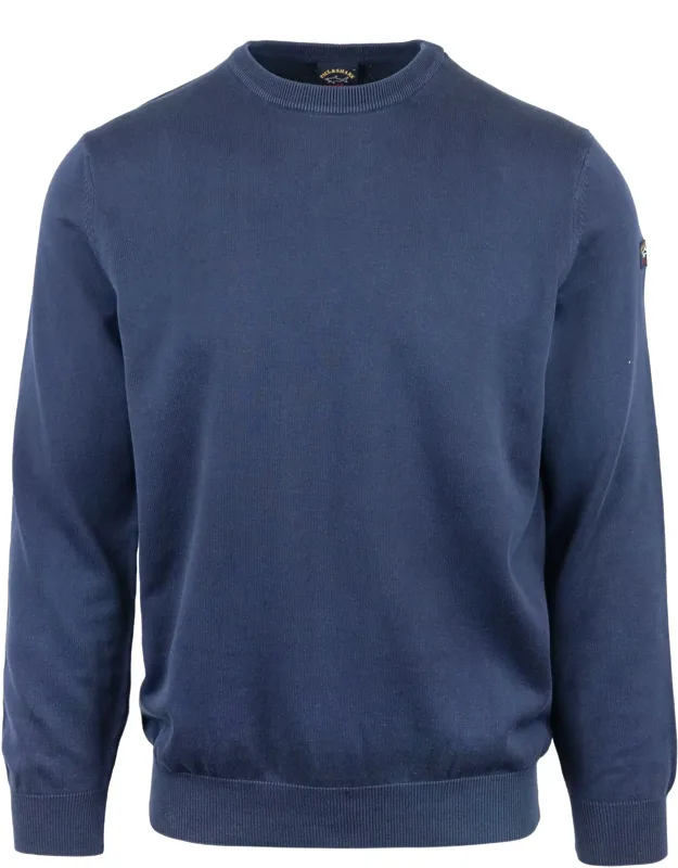 Sweater With Sewn-in Logo Patch