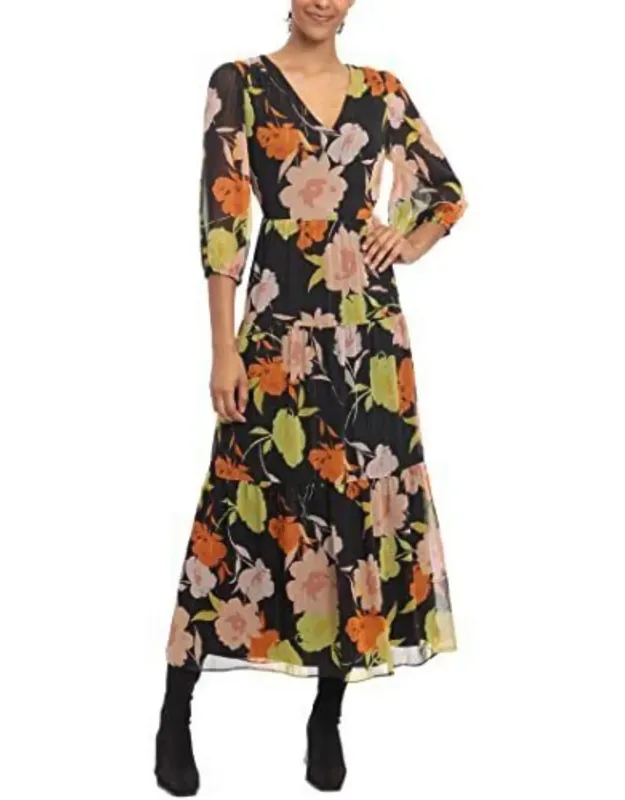 Floral Tiered Dress