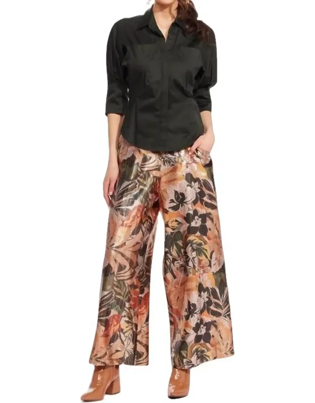 Hepburn Pants In Glitter Bloom
