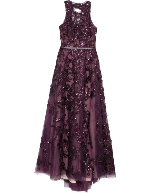 Embroidered Tulle Dress