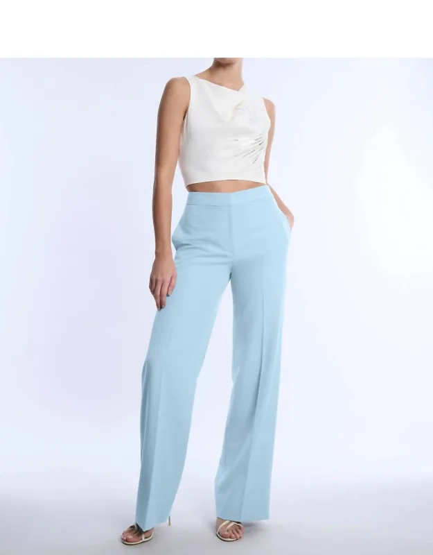 Tailored Straight Leg Pants