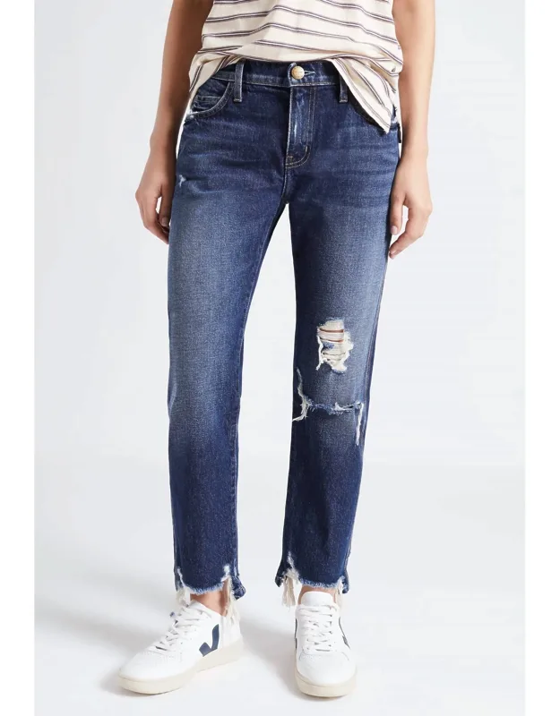 The Cropped Straight Jeans
