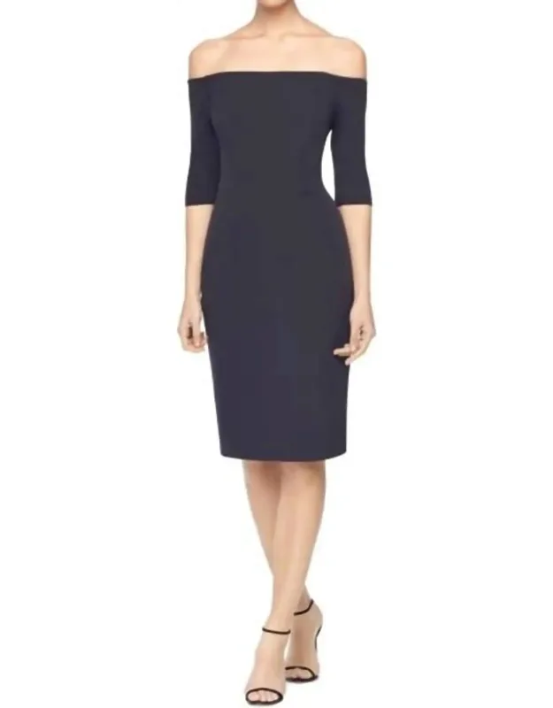 Off Shoulder Sheath Dress