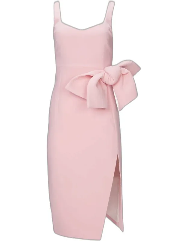 Betina Bow Split Midi Dress