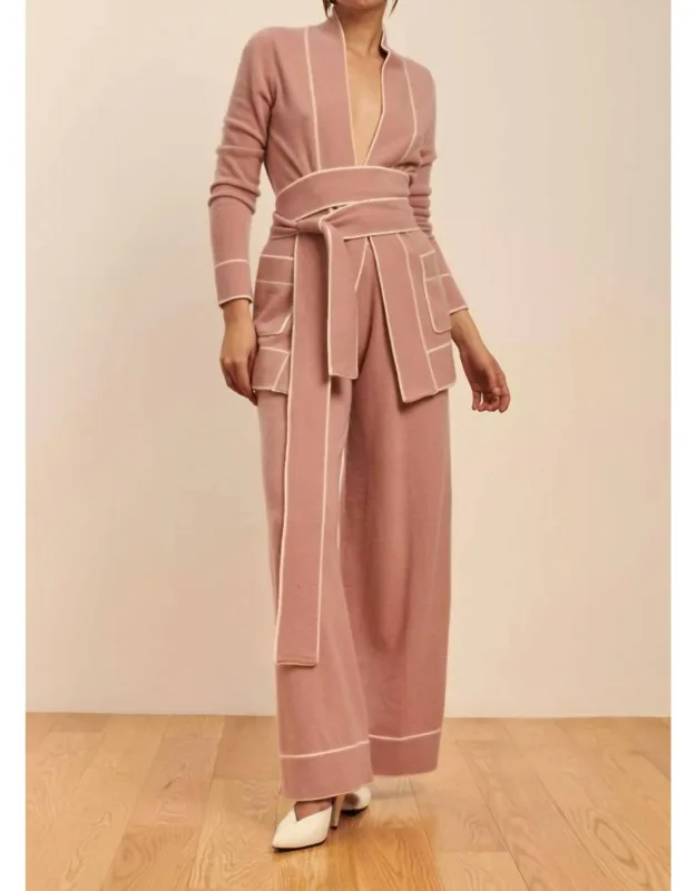 Belted Cashmere Cardigan