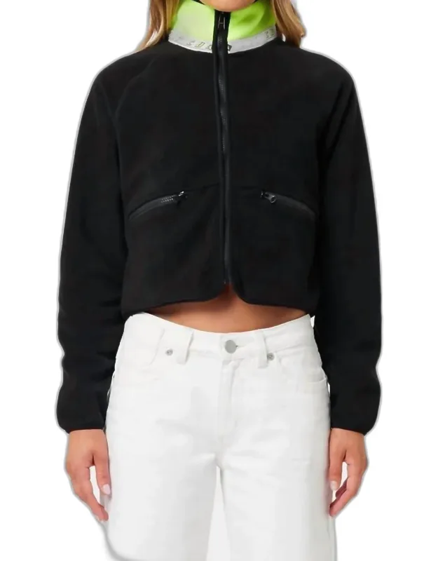 Cropped Fleece Jacket