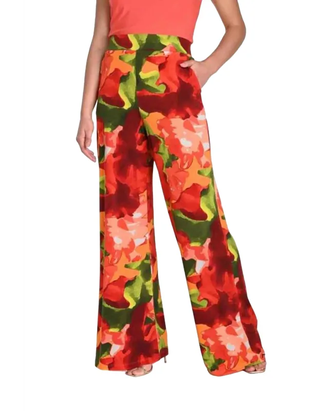 Floral Knit Pants