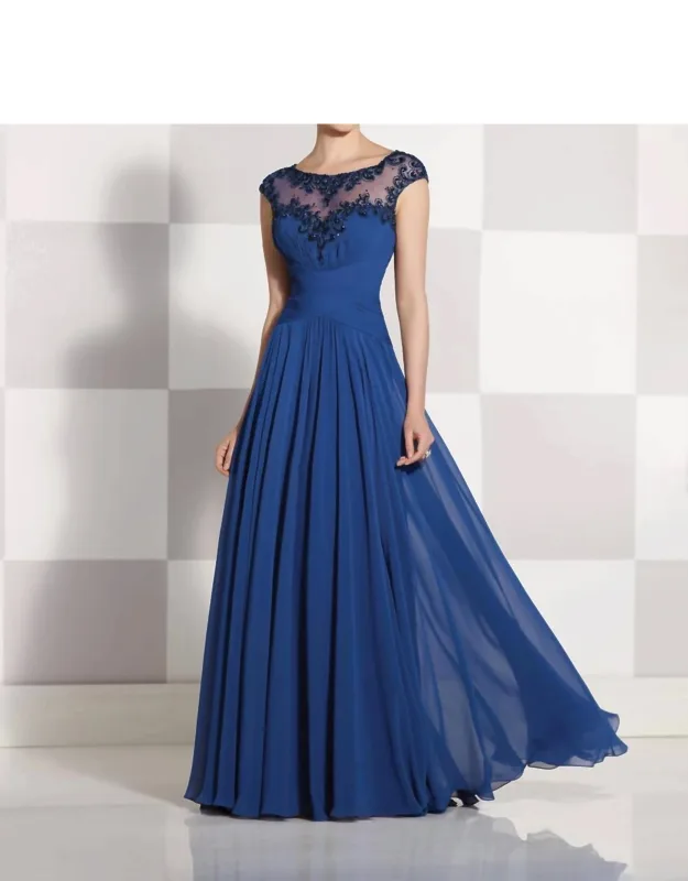 Cap Sleeve A-line Dress