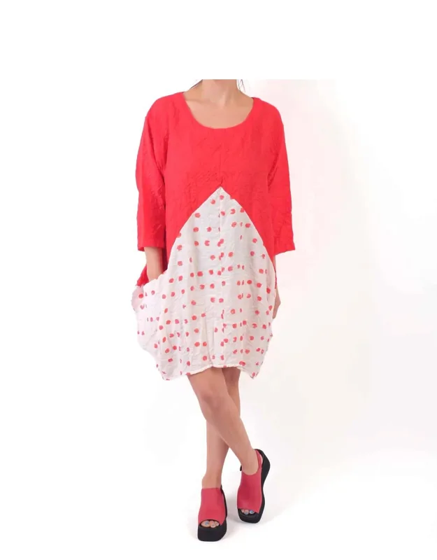 Crush Mix Dot Bell Tunic