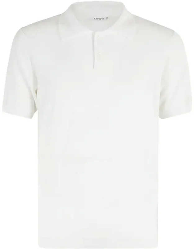 Cotton Terry Polo Shirt With Ribbed Trim