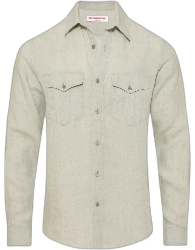 Tailored Linen Button Shirt