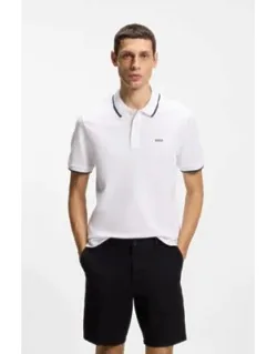 Cotton-piqué Polo Shirt With Contrast Tipping