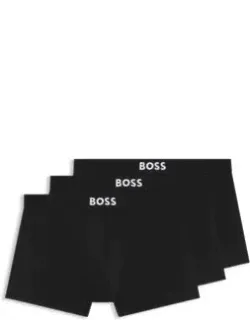 Three-pack Of Stretch-microfibre Trunks
