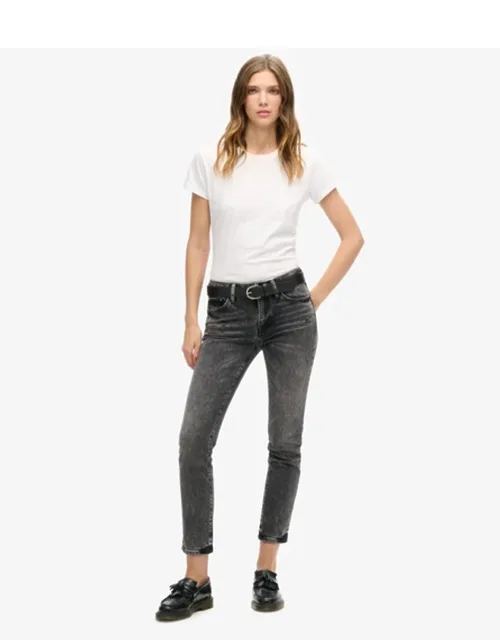 Organic Cotton Mid Rise Slim Jeans