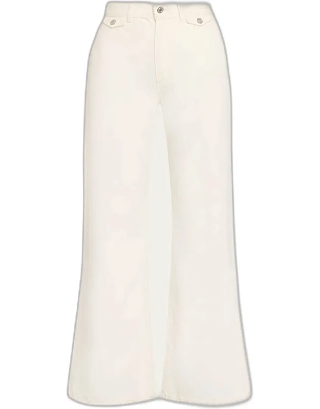 High-rise Wide-leg Jeans