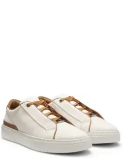 Trainers With Leather Trims