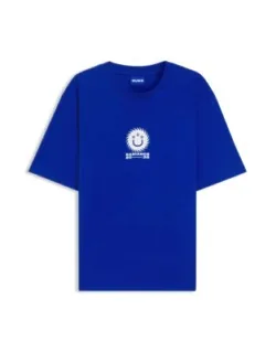 Cotton-jersey T-shirt With Happy Artwork