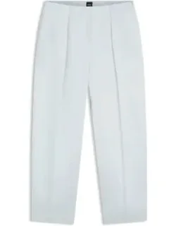 Relaxed-fit Trousers In Soft Sateen