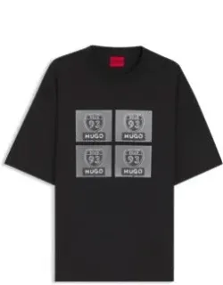 Cotton-jersey T-shirt With Biker-inspired Artwork