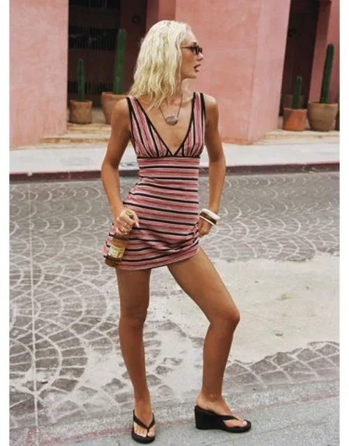 Alyza V Neck Mini Dress