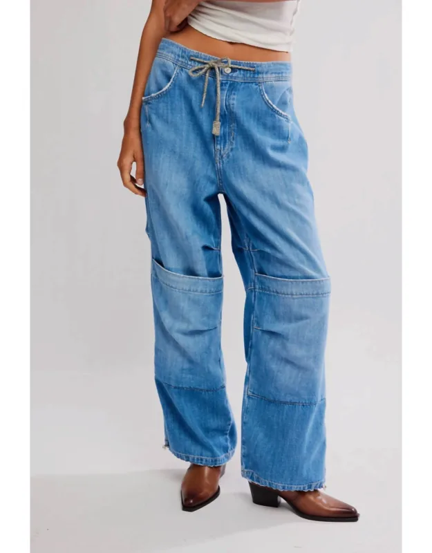 Logan Cinched Cargo Jeans