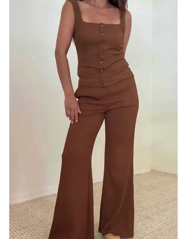 High Waist Flare Pants