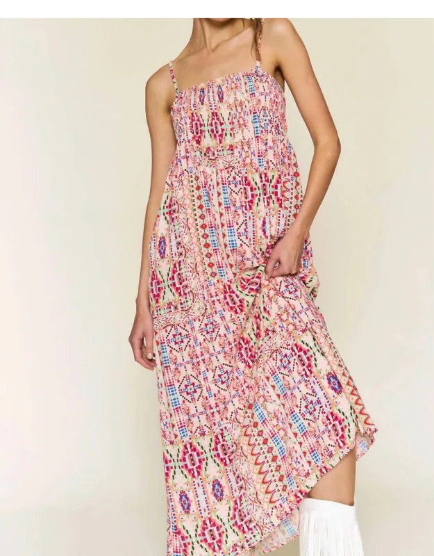 Southwest Sunset Midi Dress