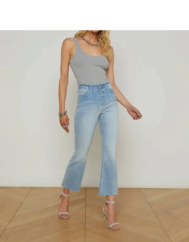 Cropped Flare Jeans