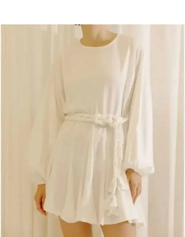 Braided Belt Dress