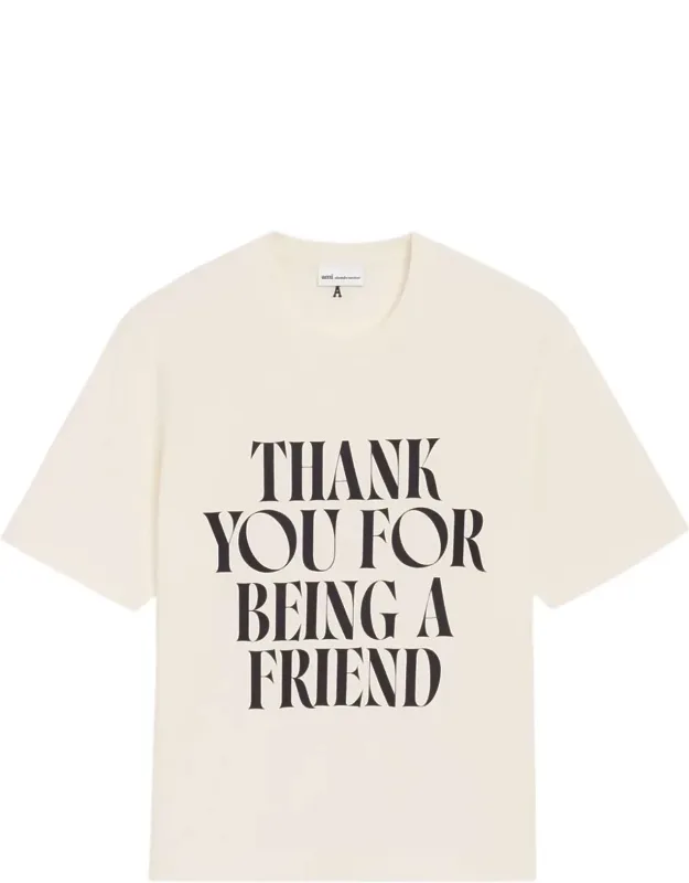 Boxy Fit T-shirt With Signature Print And Back Embroidery