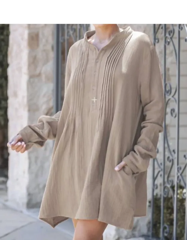 Tunic Dress With Pockets