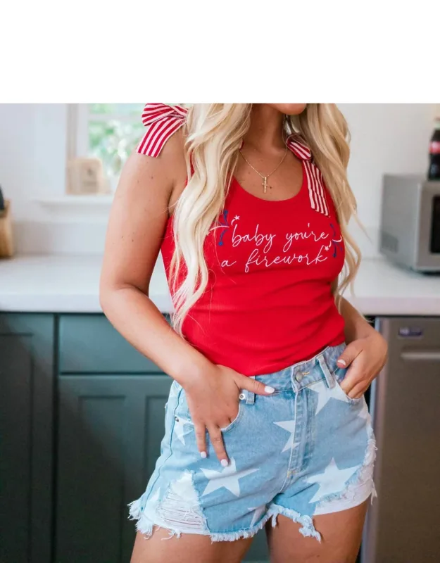 Firework Tank Top