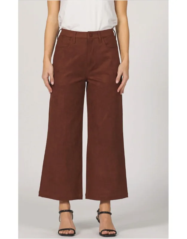 Audrey Faux Suede Pants