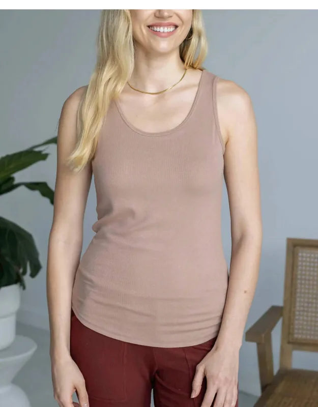 Essential Ribbed Tank Top