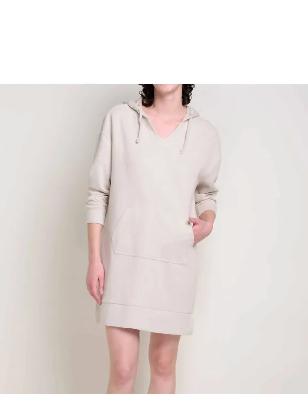 Hooded Long Sleeve Mini Dress
